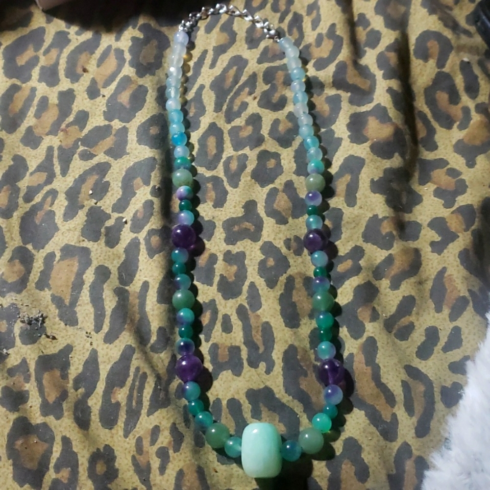 Semi precious stone necklace
